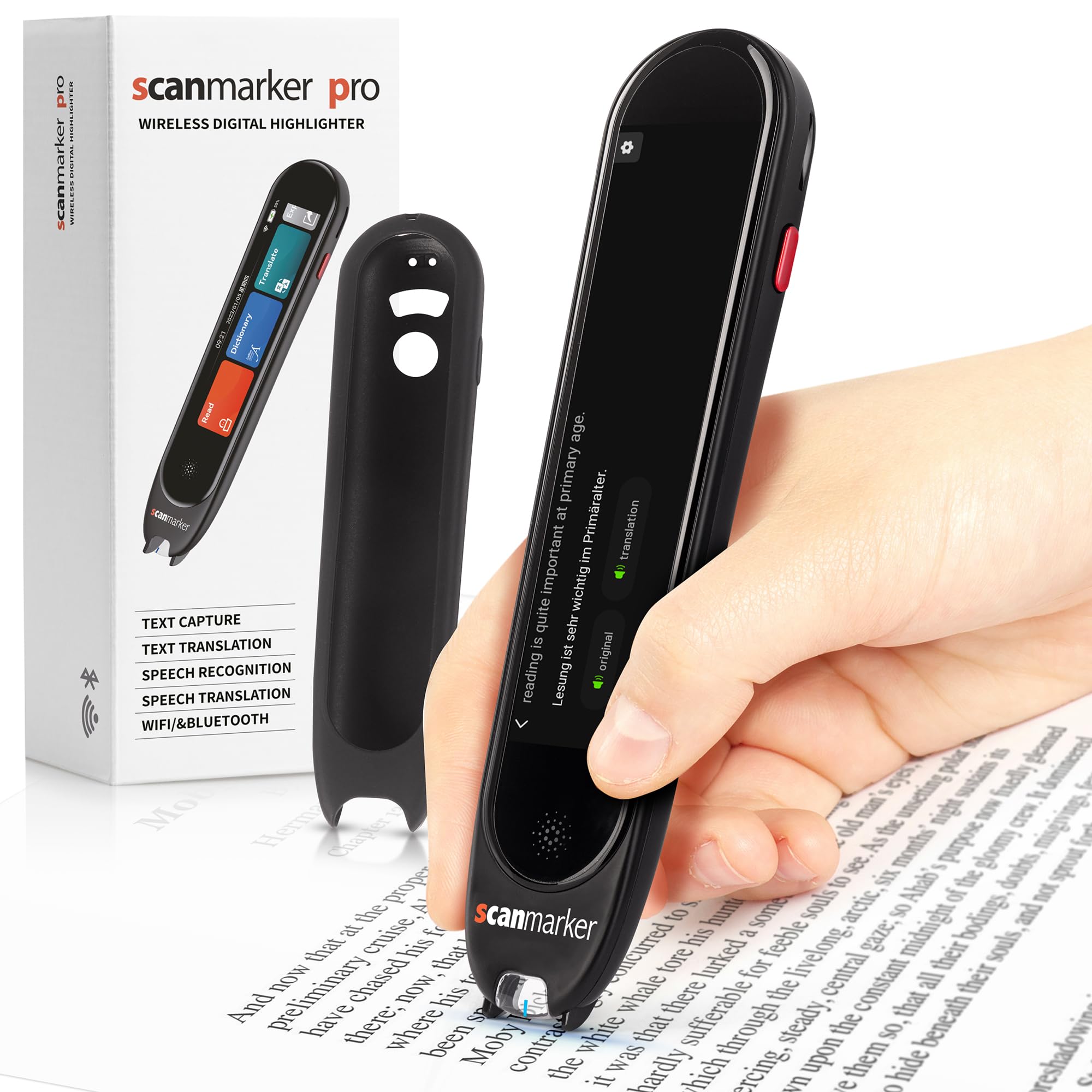 Scanmarker Pro Penna Traduttore Multilingue Scanner per Dislessia e Apprendimento