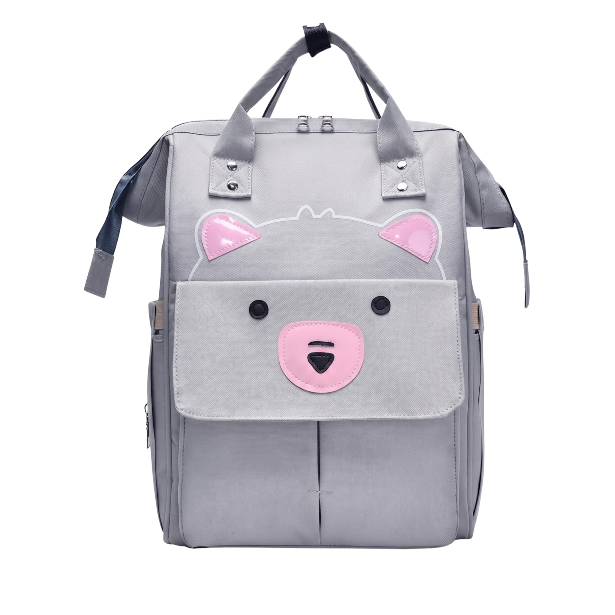 BEMBIKA Diaper Bag The Ultimate Mother Bag For New Born Baby and Mothers Stylish Diaper Bags With Big Storage Capacity Make Diapering & Nursing Easy With Maternity Backpack-Bear Grey-picture-42