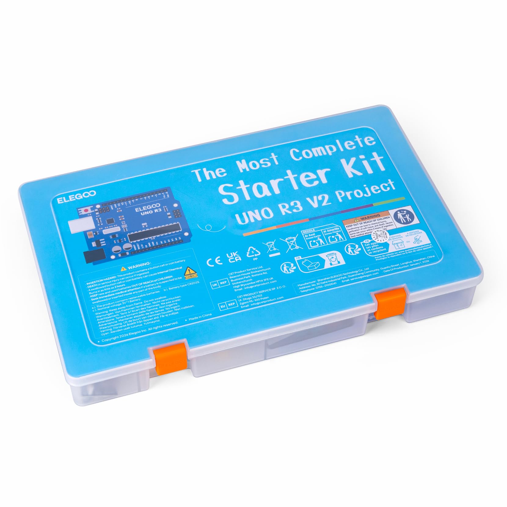 ELEGOO UNO R3 Starter Kit V2.0 - Arduino Project Kit -5 ELEGOO UNO R3 Starter Kit V2.0 - Arduino Project Kit -5