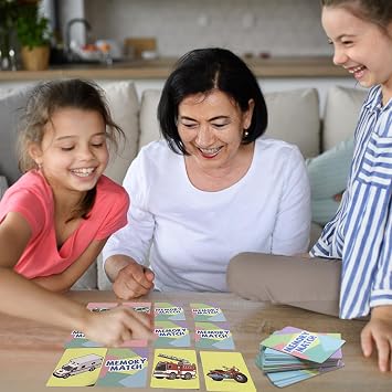 Card Games for Kids Ages 4-8, Go Fish,Old Maid Card Game and Memory Games Card, Fun Classic Kid Toddlers Games for Family Game Night Party Travel Preschool Classroom,Stocking Stuffers Gifts,4 Decks