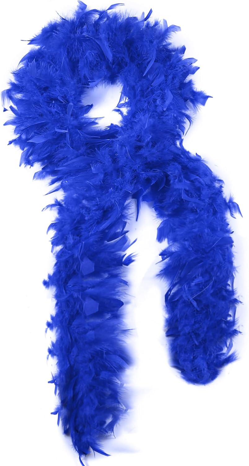 SOGUGOM Pink Bulk Feather Boas - 35g 2 Yards Boa Feathers for Christmas Tree, Women,Dancing Craftting Party and Festival Decoration(Hot Pink)