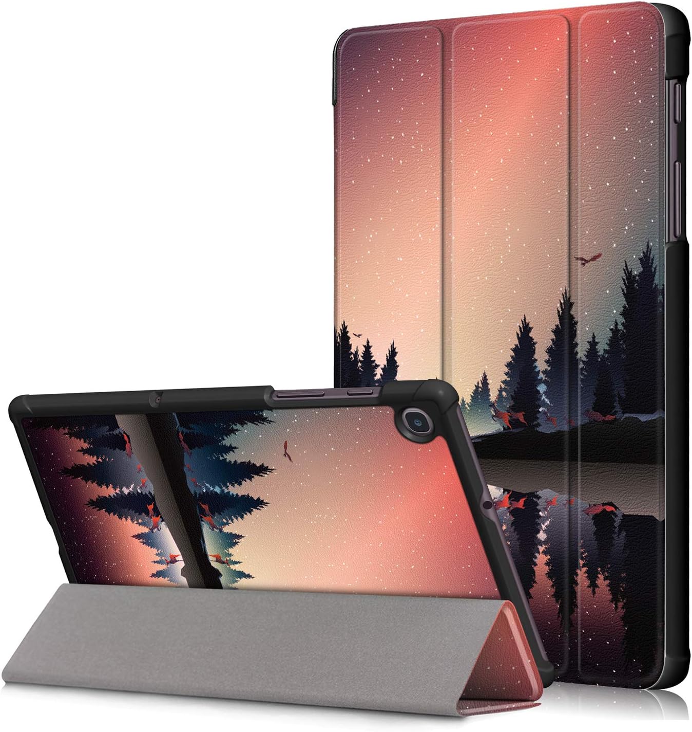 Neepanda Case for Galaxy Tab A 8.4 2020, Ultra Thin PU Leather Tri-Fold Shell Case Cover for Samsung Galaxy Tab A 8.4-inch Model SM-T307 2020 Release Tablet Verizon/T-Mobile/AT&T, Dusk