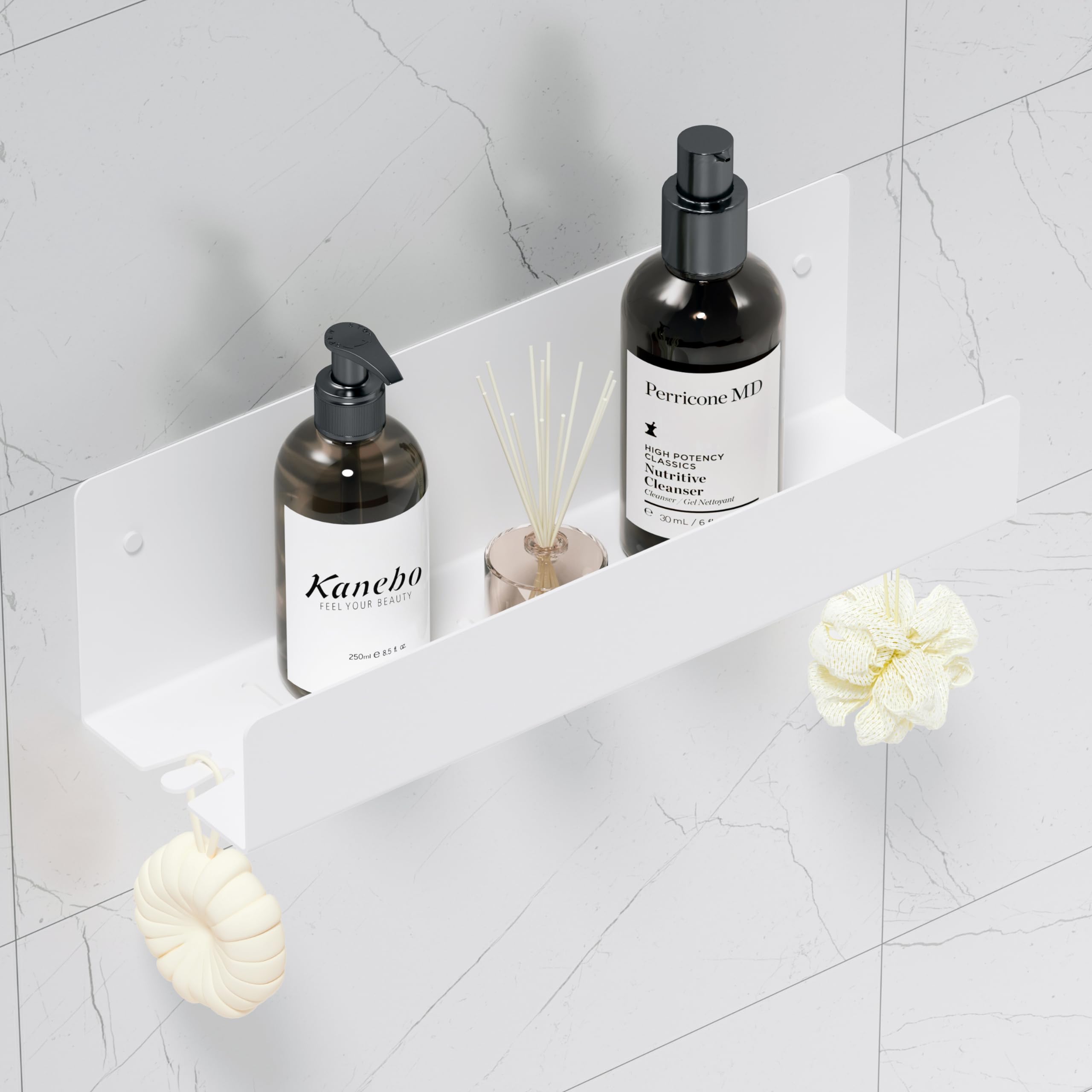 Neohomee Shower Caddy Shower Shelf Heavy Duty 304 Stainless Steel Floating Shelf Bathroom Caddy Organizer Storage Rack Waterproof