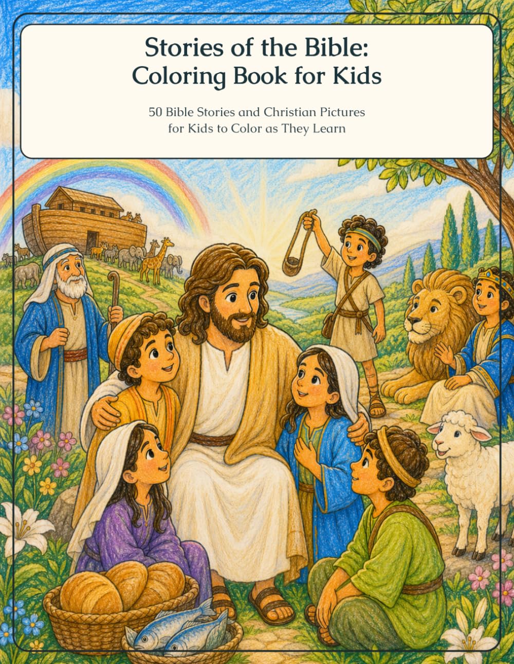 Stories of the Bible: Coloring Book for Kids