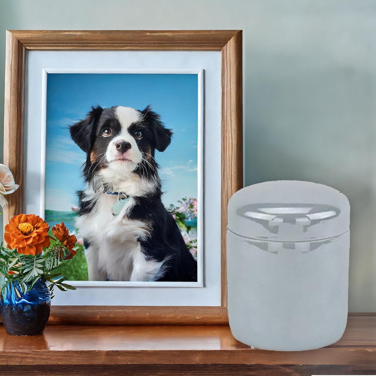 Hasegawa Urn with Pink Ceramic Finish 4.5" x 5.5" - A Perfect Way to Remember Your Furry Friend - Pet Memorial Products