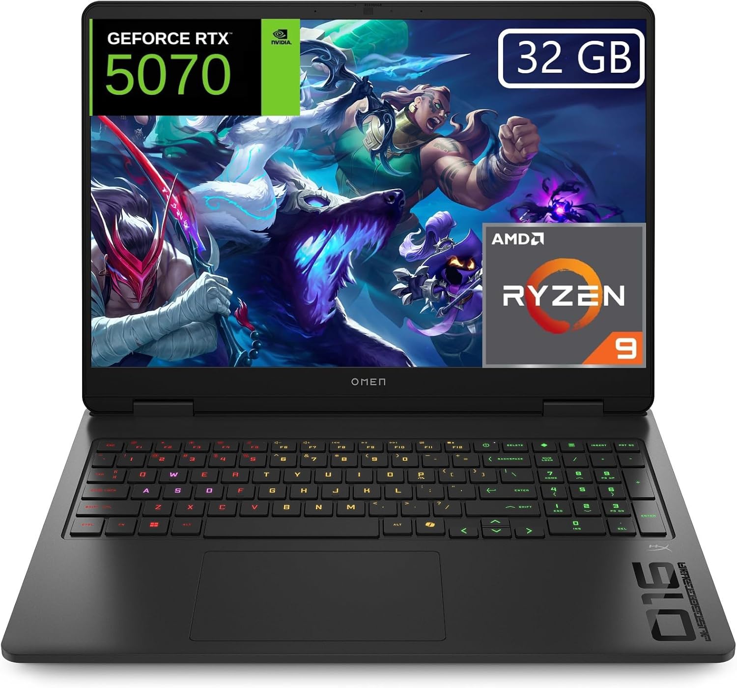 Portátil HP OMEN de 16″ AMD Ryzen 9-8940HX 32GB+1TB SSD por 1349€