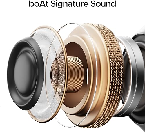 Miniatura 7 de boAt Airdopes 311 Pro - Auriculares intraurales verdaderamente inalámbricos, hasta 50 horas de reproducción, micrófonos duales, modo de baja