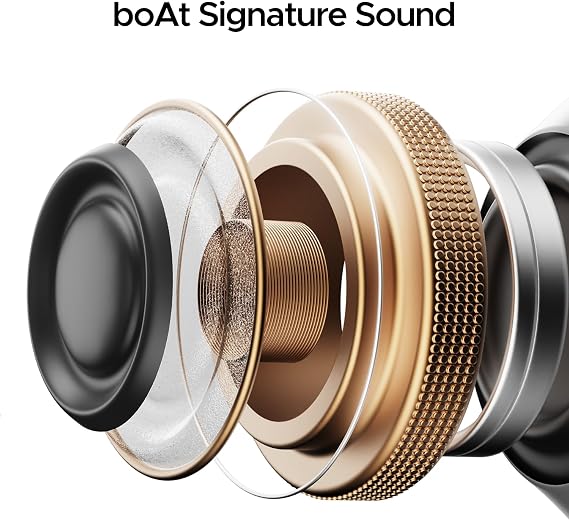 boAt Airdopes 311 Pro Truly Wireless in Ear Earbuds, Up to 50 Hrs Playtime, Dual Mics, Low-Latency Mode, ASAP Charging, IPX4, IWP Tech, BT v5.3 (Active Black)