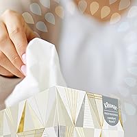 Vista 4 de Kleenex® Pañuelos faciales BOUTIQUE™, 95 pañuelos por caja, paquete de 3 cajas