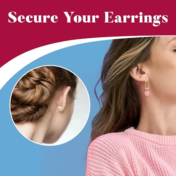600pcs 6 مقاسات ظهور القرط المطاط ، Arritz لينة سيليكون القرط بدائل للأزرار ، قرط خطاف ، الأطواق