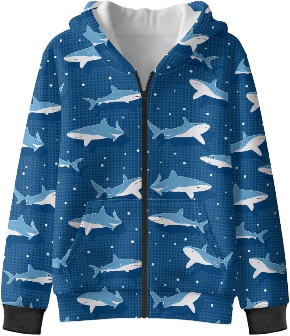 Dolyues Boys Hoodie Cozy Soft Fleece Pullover Boys Sweatshirts with Kangaroo Pocket and Long Sleeve Size S-XL