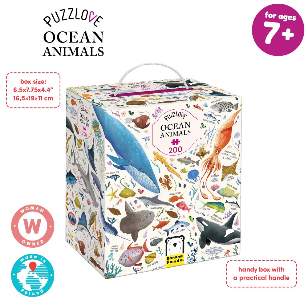 Puzzlove Ocean Animals (200 Pcs) 7+ Floor Puzzle