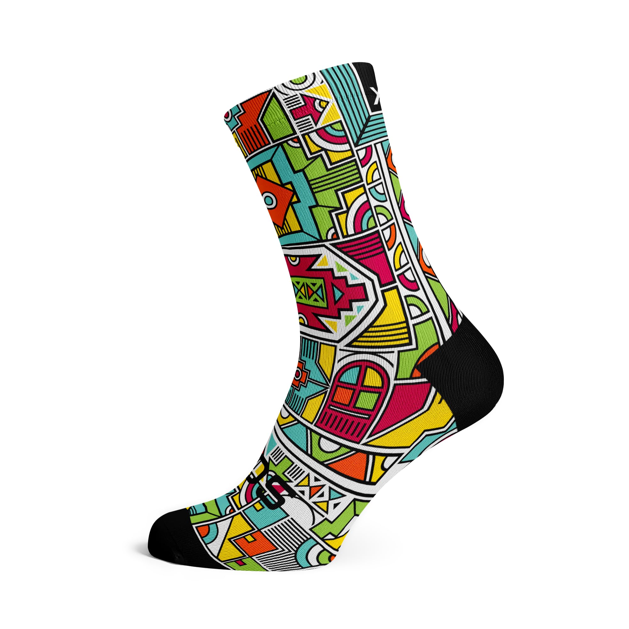 Sox Ndebele Crew Socks, Multi-colour, 42-47