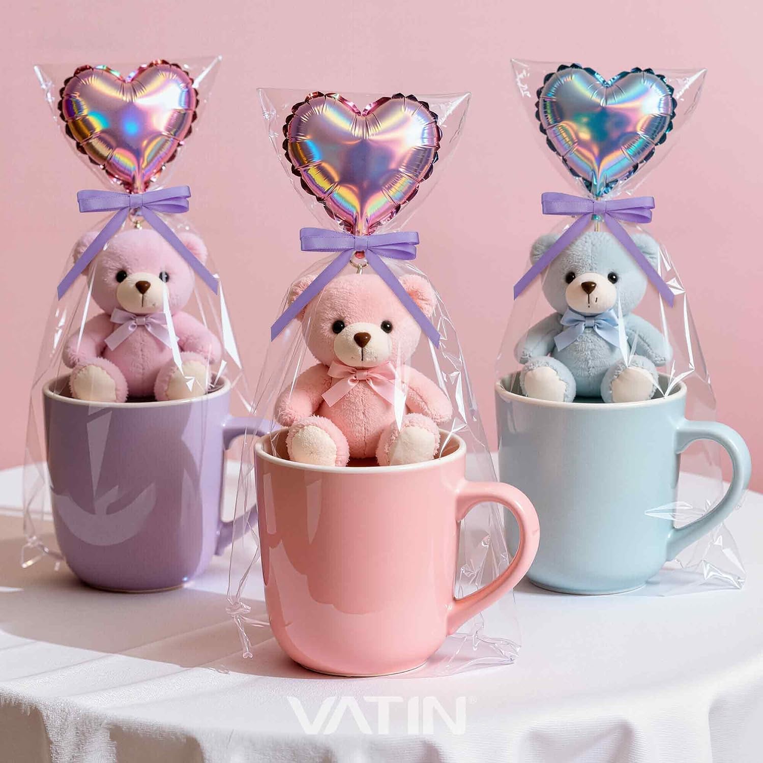VATIN Lilac Satin Ribbon 1/4 Inch x 25 Yards for Gift Wrapping image 2