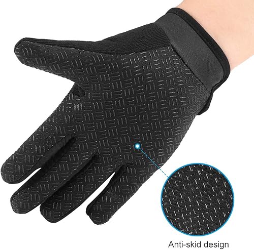 Miniatura 5 de Accmor Guantes de ciclismo para niños, transpirables, antideslizantes, guantes de dedo completo para niños, ciclismo, escalada, equitación, ciclismo