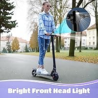 Vista 7 de Caroma Electric Scooter for Kids Ages 6-14, 250W Motor Foldable Kids Electric Scooter,160 Mins Ride Time & 3 Speeds (61015 Mph), LED Display & Dual
