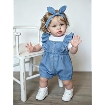 Pinky Reborn Realistic Reborn Baby Dolls Girl, 24 Inch 60 Realistic Baby Doll Girl Lovely Rooted Hair Girls Soft Body, Real Life Cute Baby Dolls with Gift & Accessories for Kids Age 3+