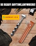 Mettre à niveau les outils de Bushcraft, 1 X 10'' Perceuse de bois d'Auger main, éponge pour le forage facile, augure d'oeil Scotch Protable, équipement de survie en plein air pour camping Backpacking randonnée