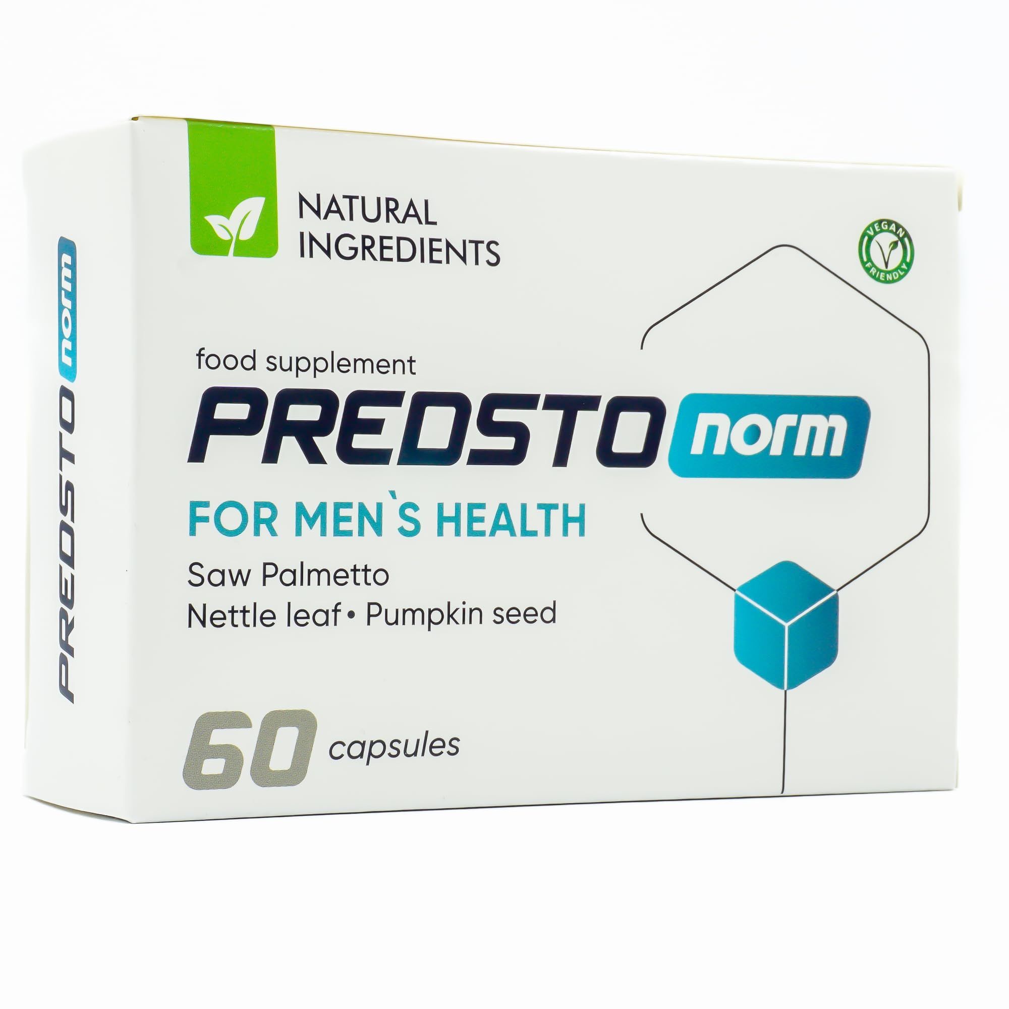 Predstonorm – Integratore alimentare con ingredienti naturali composizione unica di estratto di semi di zucca, estratto di saw palma, radice di ortica. 60 capsule (1)