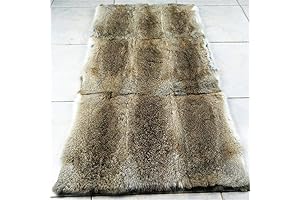 Rabbit Furry Soft Throw for Home Decor