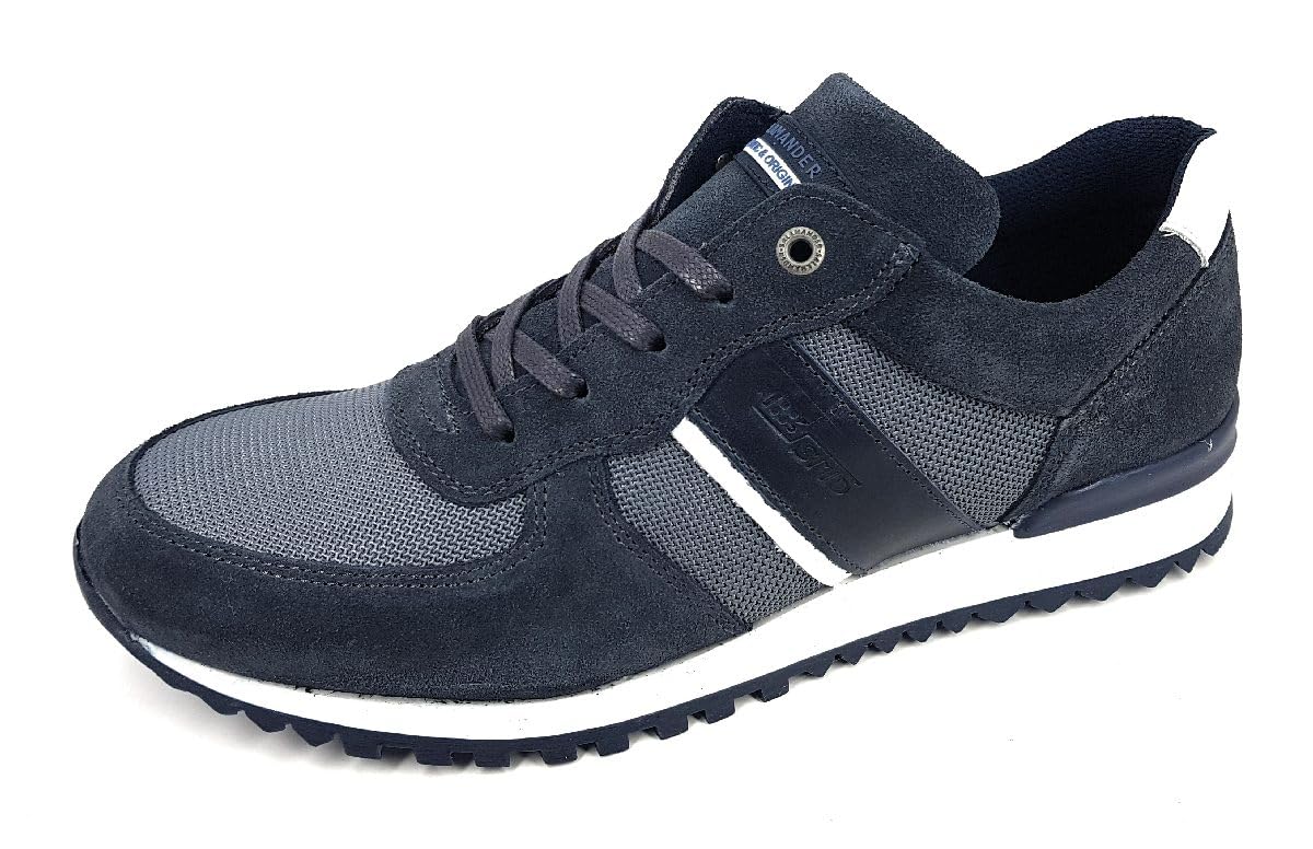 Salamander Męskie buty sznurowane, sneakersy, szare, czas wolny