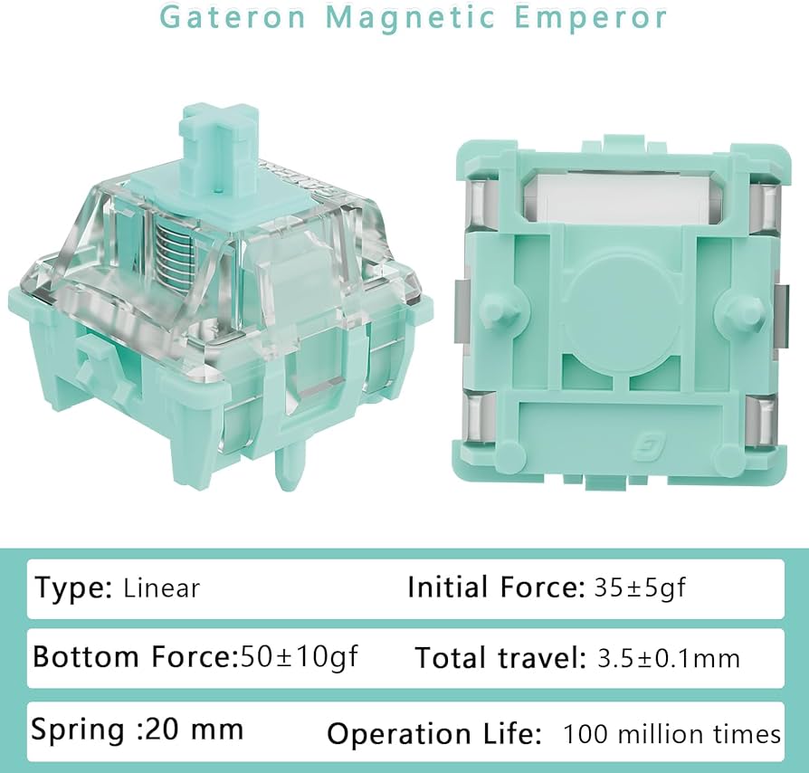 Amazon.com: Mciepny Gateron Magnetic Emperor Keyboard Switch Amazon.com: Mciepny Gateron Magnetic Emperor Keyboard Switch
