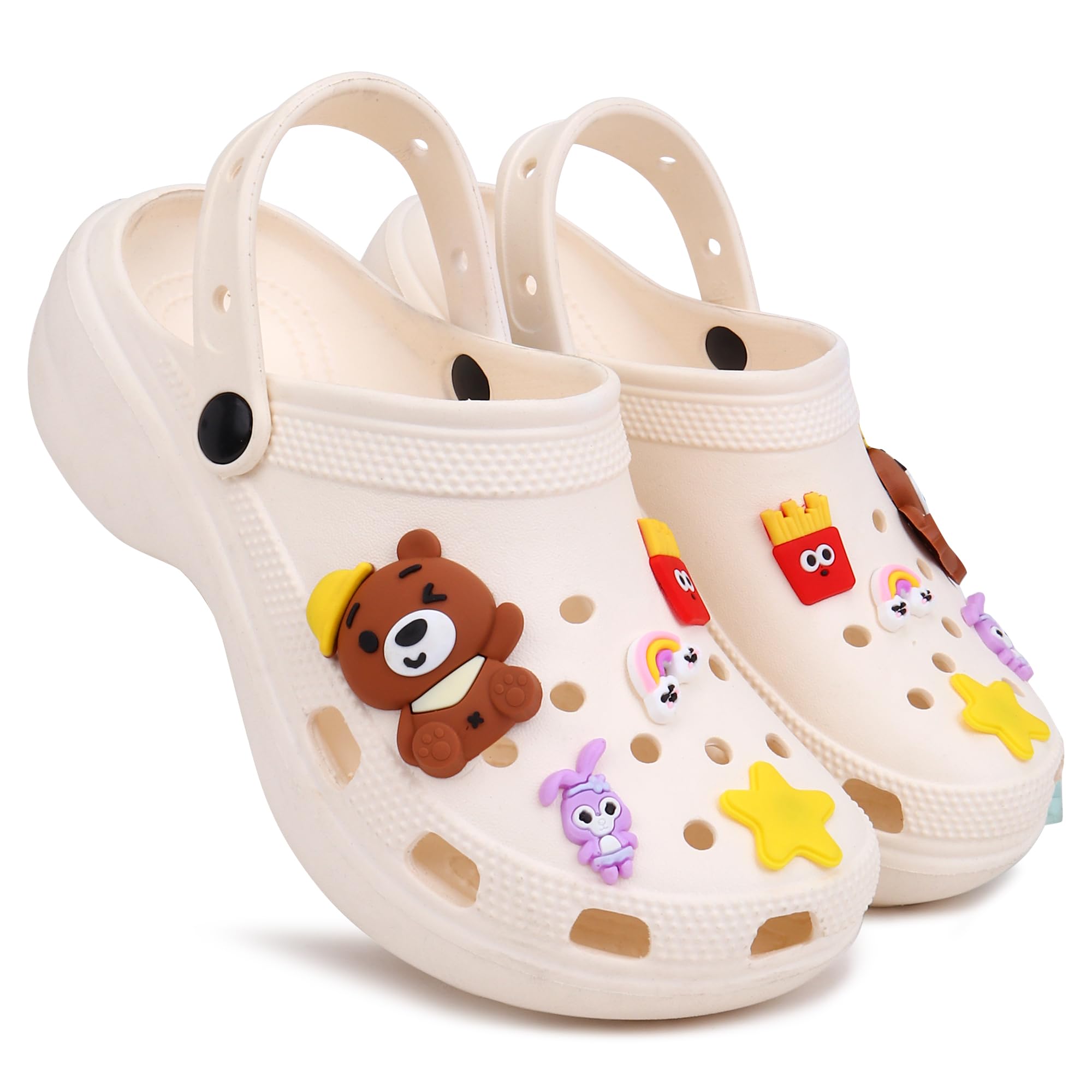 dekkin Fashionable Comfortable Lightweight High Heel Clogs Slipper Sandal for Women's and Girls 180 Star Design-picture-33