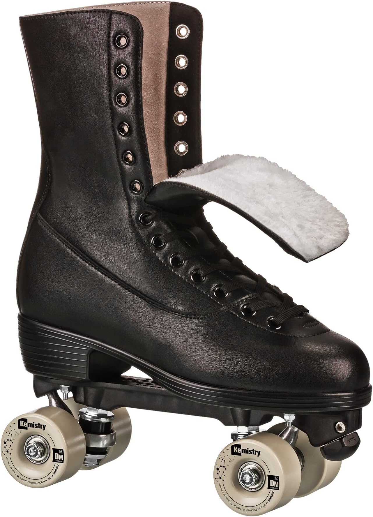 Roller Derby Elite Omni Artistic Rhythm Hightop Roller Skates Black Size M08/W09
