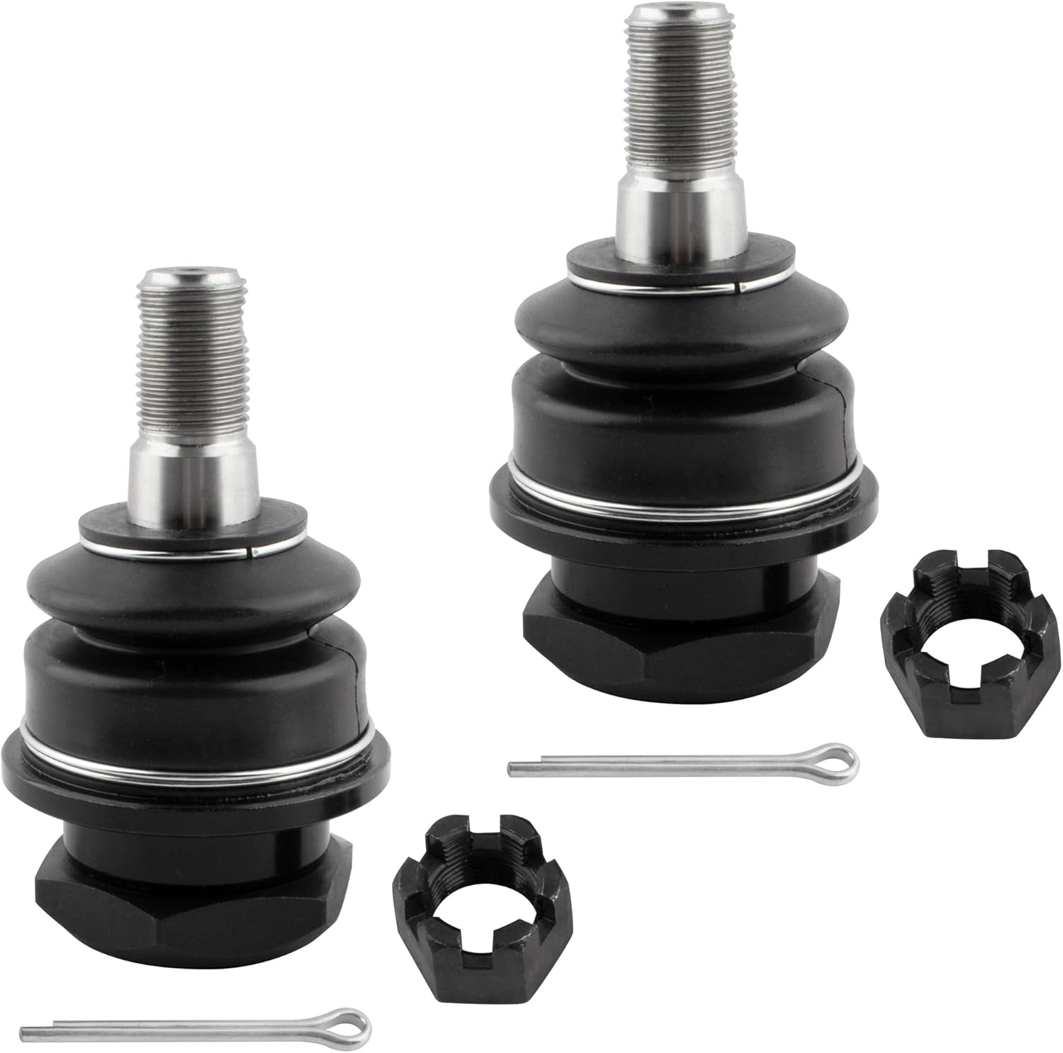 BOXI (Set of 9) Front Inner Outer Tie Rod Upper Lower Ball Joint Center Link Fit for Nissan Frontier 1998-2000 4WD / Frontier 2001-2004 3.3L / Xterra 2000-2004 | ES3661 ES3660 K90663 K80591 DS80593