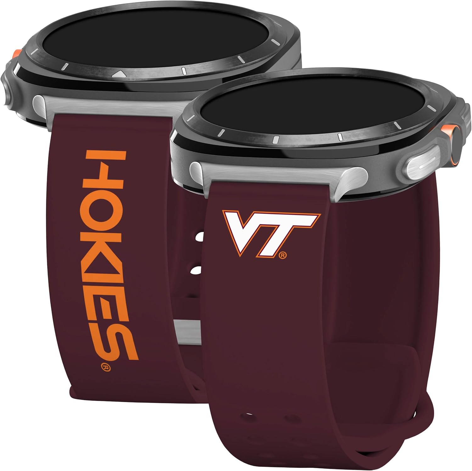 Affinity Bands Virginia Tech Hokies HD Watch Band Compatible with Samsung Galaxy Watch