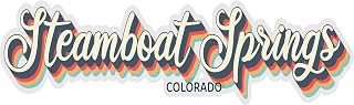 Steamboat Springs Colorado Souvenir 2-Inch Vinyl Decal Sticker 3D Design 2-Inch|Sticker