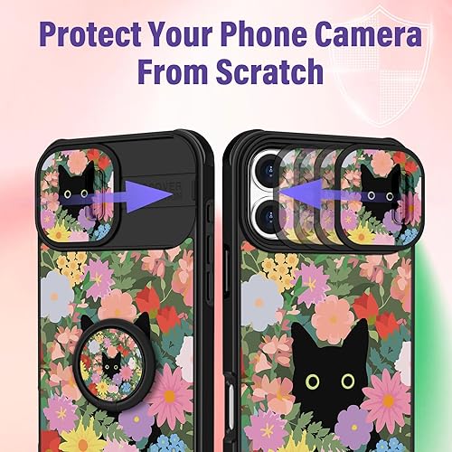 Miniatura 474 de Funda 2 en 1 para iPhone 11 para mujer, linda funda para teléfono para niñas, diseño de mariposas y flores, diseño Kawaii bonito y único con funda