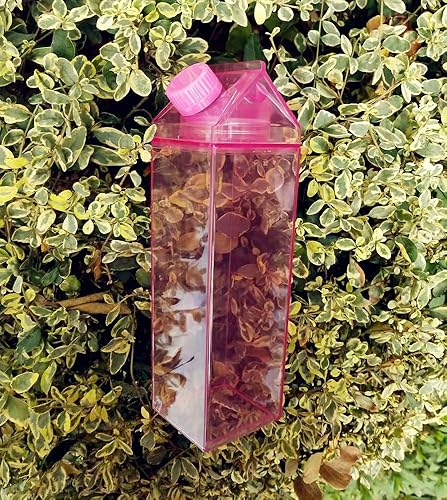 Miniatura 7 de Botella de agua de cartón de leche transparente a prueba de fugas de 16.9 fl oz17 oz para escalada al aire libre, excursión o campamento