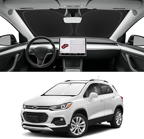 Miniatura 109 de Parasol de parabrisas de ajuste personalizado para Nissan Titan 2017-2024, bloquea los rayos UV y el calor, parasol de ventana delantera, fácil