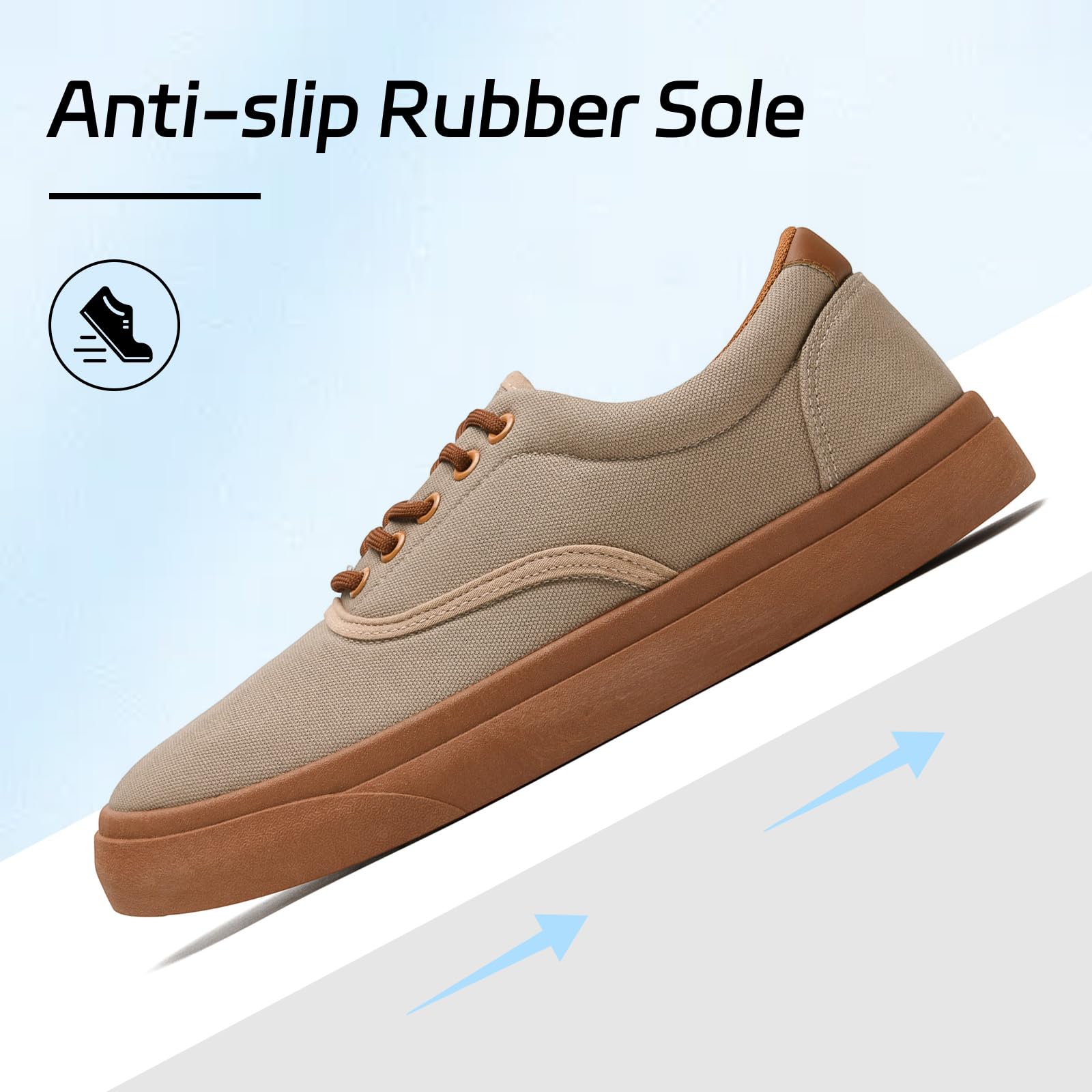 sharllen Herren Canvas Sneaker Low Top Stoffschuhe Leicht Mode Turnschuhe