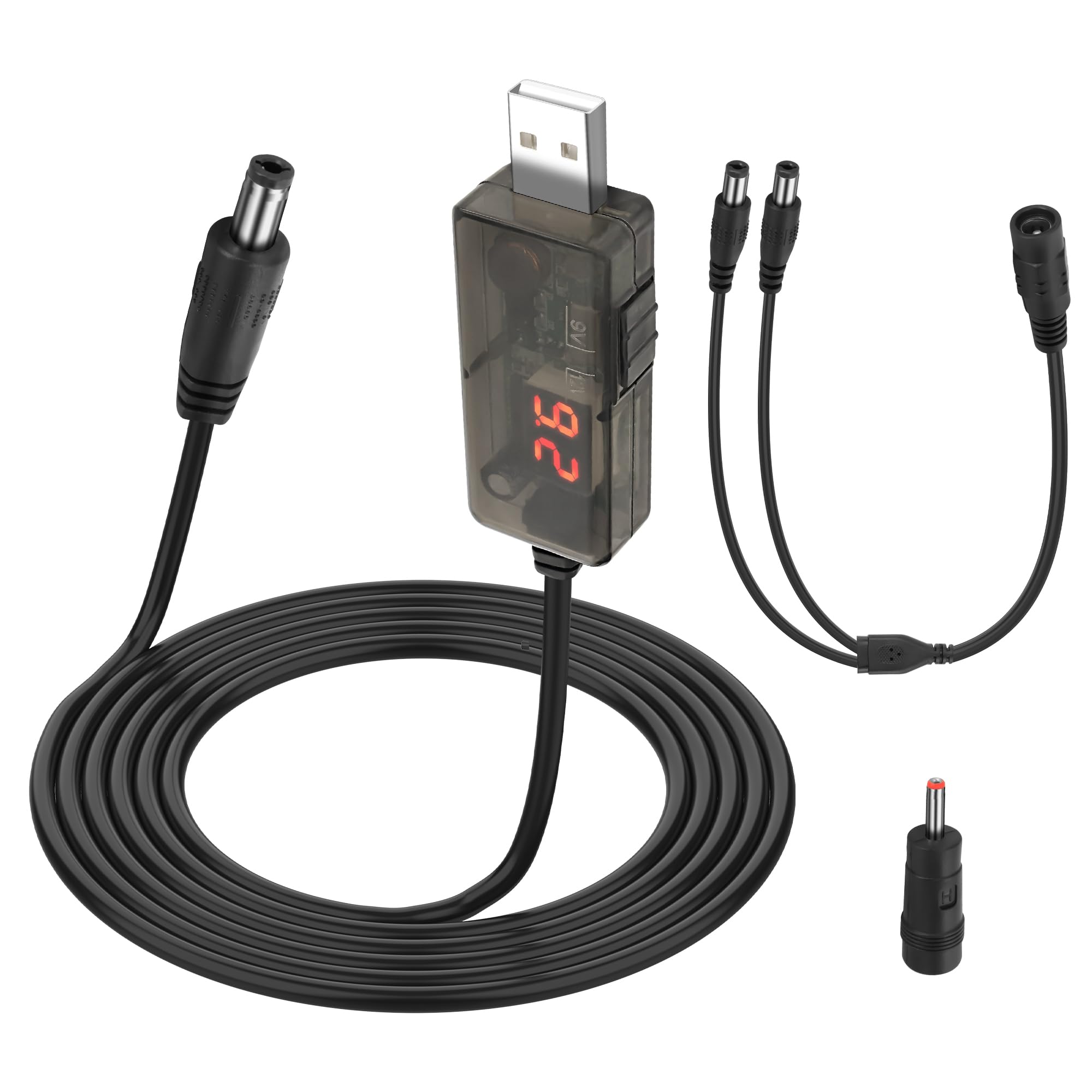 Ersatz-USB-Kabel Für Nagelfräser – 5V Auf 12V, 150 Cm, Mit Geschwindigkeitsregler & Richtungsumkehr