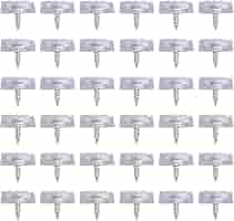 Piedini In Gomma Per Sedie E Mobili - 36 Pezzi Antiscivolo E Antirumore (Trasparente) - Foto 3