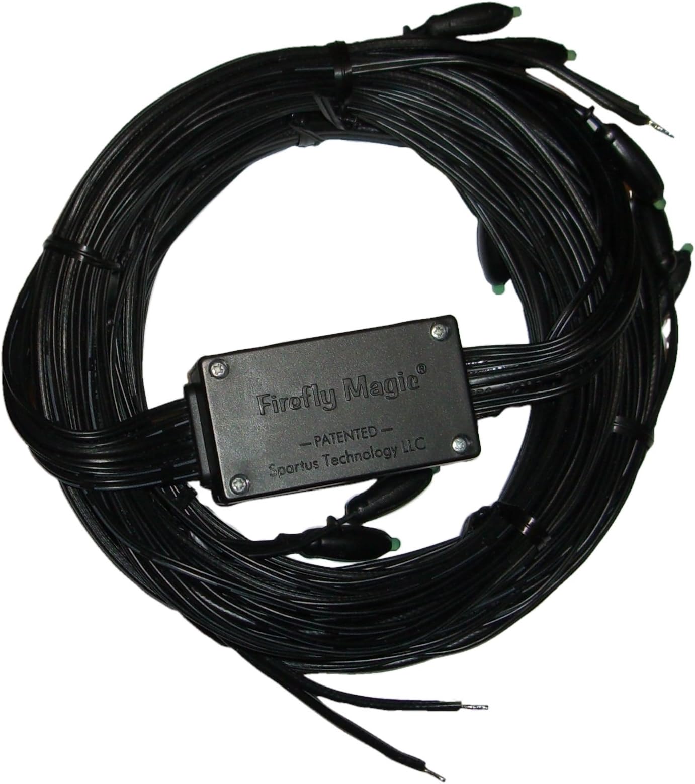 Firefly Magic Low Voltage Firefly Lights (Lightning Bug Lights), 12V AC or DC, Model FMT-8S1FL2, Firefly Green (1 Set)