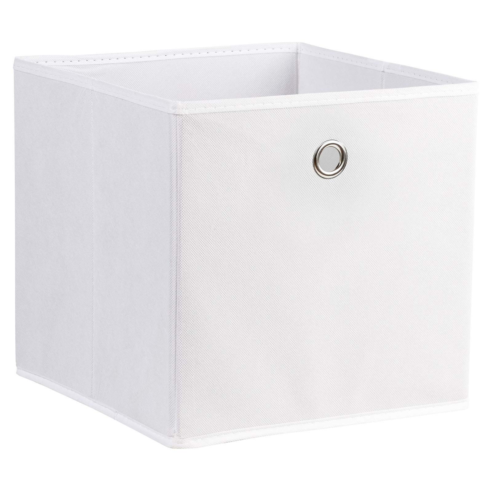 Hartleys White Fabric Storage Drawer For 6, 8 And 9 Cube Unit