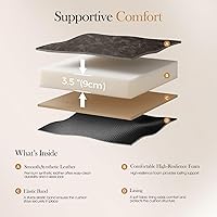 Vista 64 de Sophia & William Taburetes de bar de 24 pulgadas para isla de cocina, taburetes de bar de altura de mostrador con respaldo, sillas de bar modernas