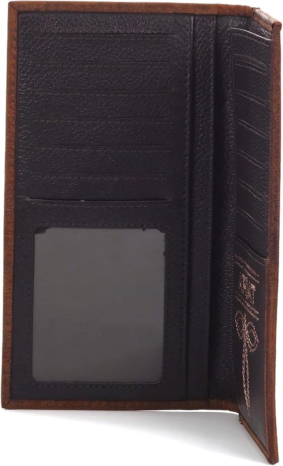ARIAT Rodeo Wallet Emboss Corner Logo Brown One Size