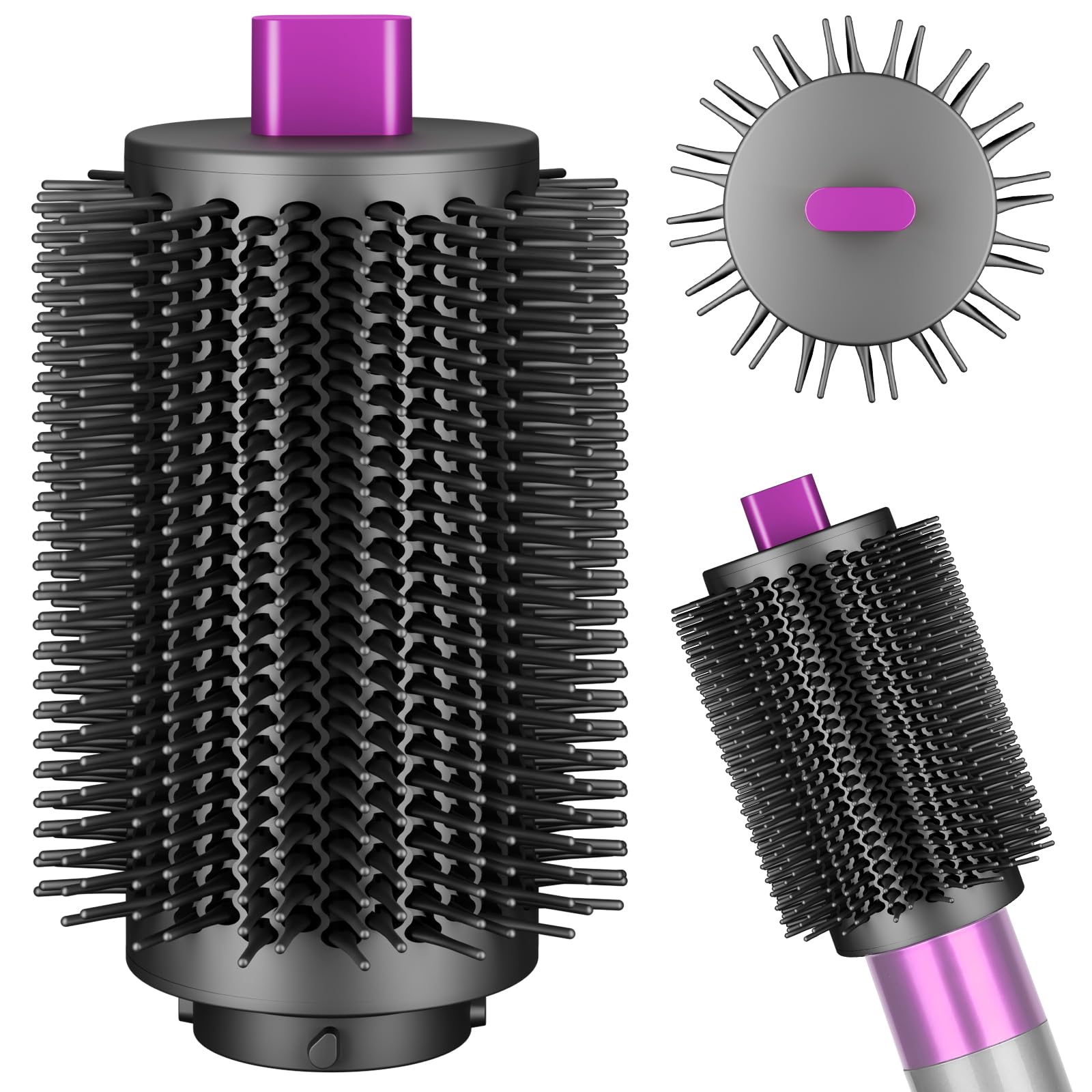 Upgraded 3-INCH Large Round Brush for Dyson Airwrap Attachments