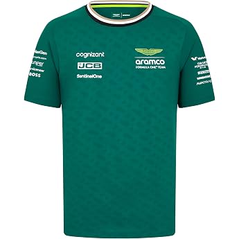 Aston Martin F1 2024 Fernando Alonso Team T-Shirt for Children - Green Green 128