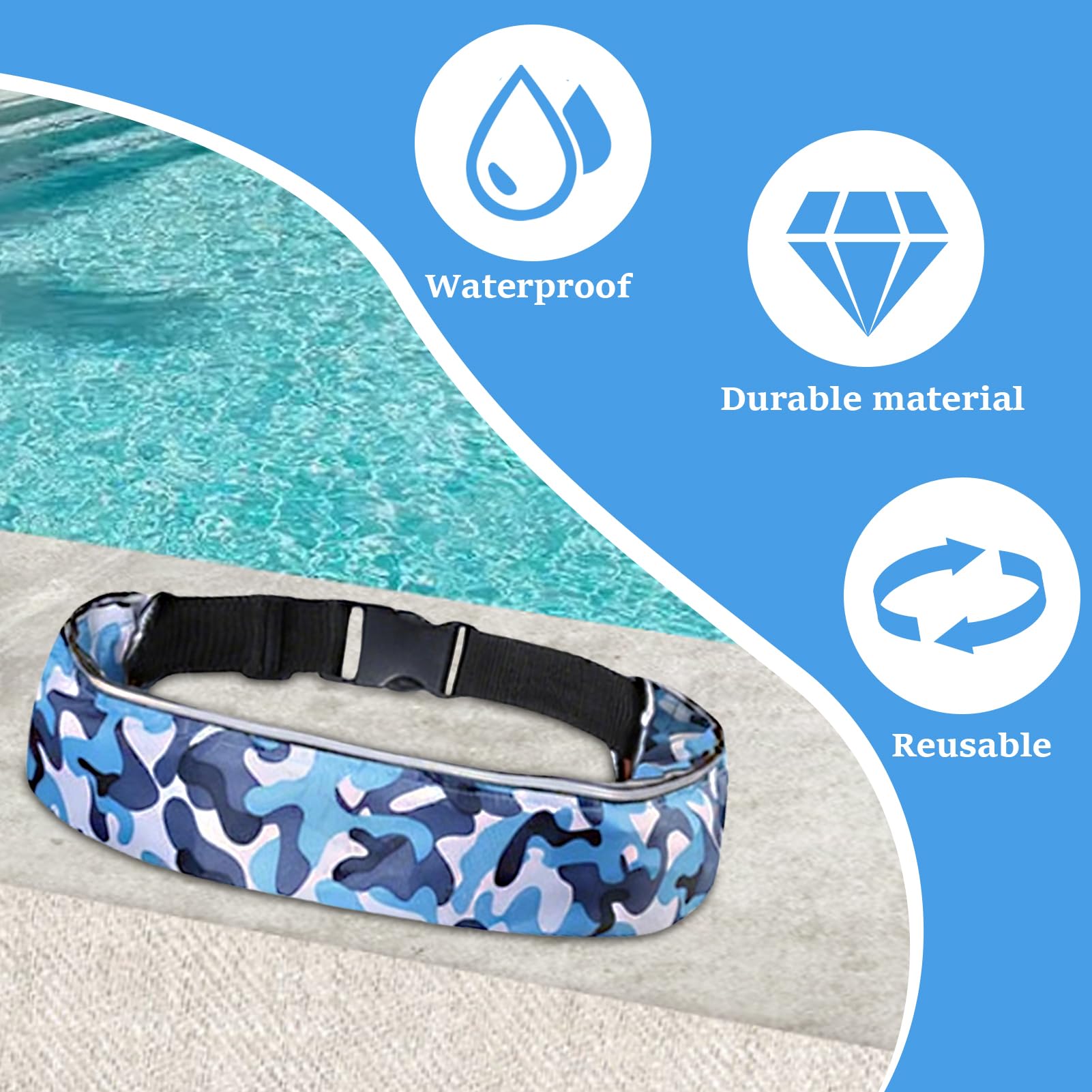 Aufblasbare Schwimmweste | Manueller Aufblasgürtel für Erwachsene | Schneller Auftrieb gegen Ertrinken verstellbar für Kajak Paddleboarding Navigation Schnorcheln