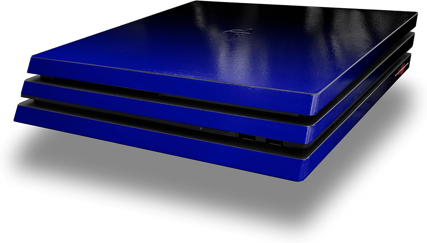 Vinyl Decal Skin Wrap Compatible with Sony PlayStation 4 Pro Console Smooth Fades Blue Black
