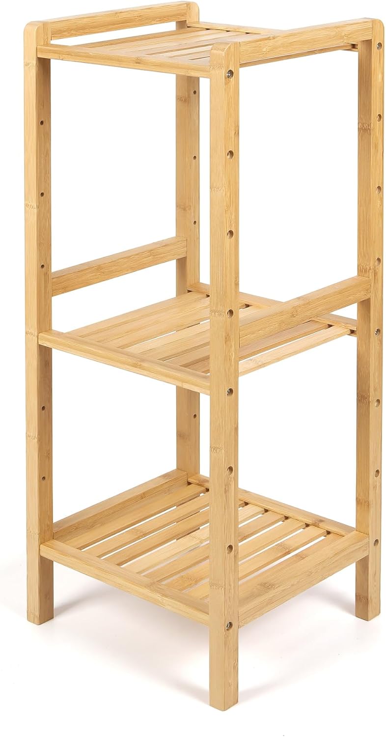 ReroM 30inch Three Tier FreeStanding Bathroom Shelf, 30