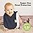 8-Pack Baby Bibs for Boys, Girls - Pullover Bibs for Drooling Teething Baby Girl & Boy Toddler, Newborn, Soft & Absorbent, Cute Colors, Large Torso Coverage Keep Infant Clean & Dry (Eclipse)