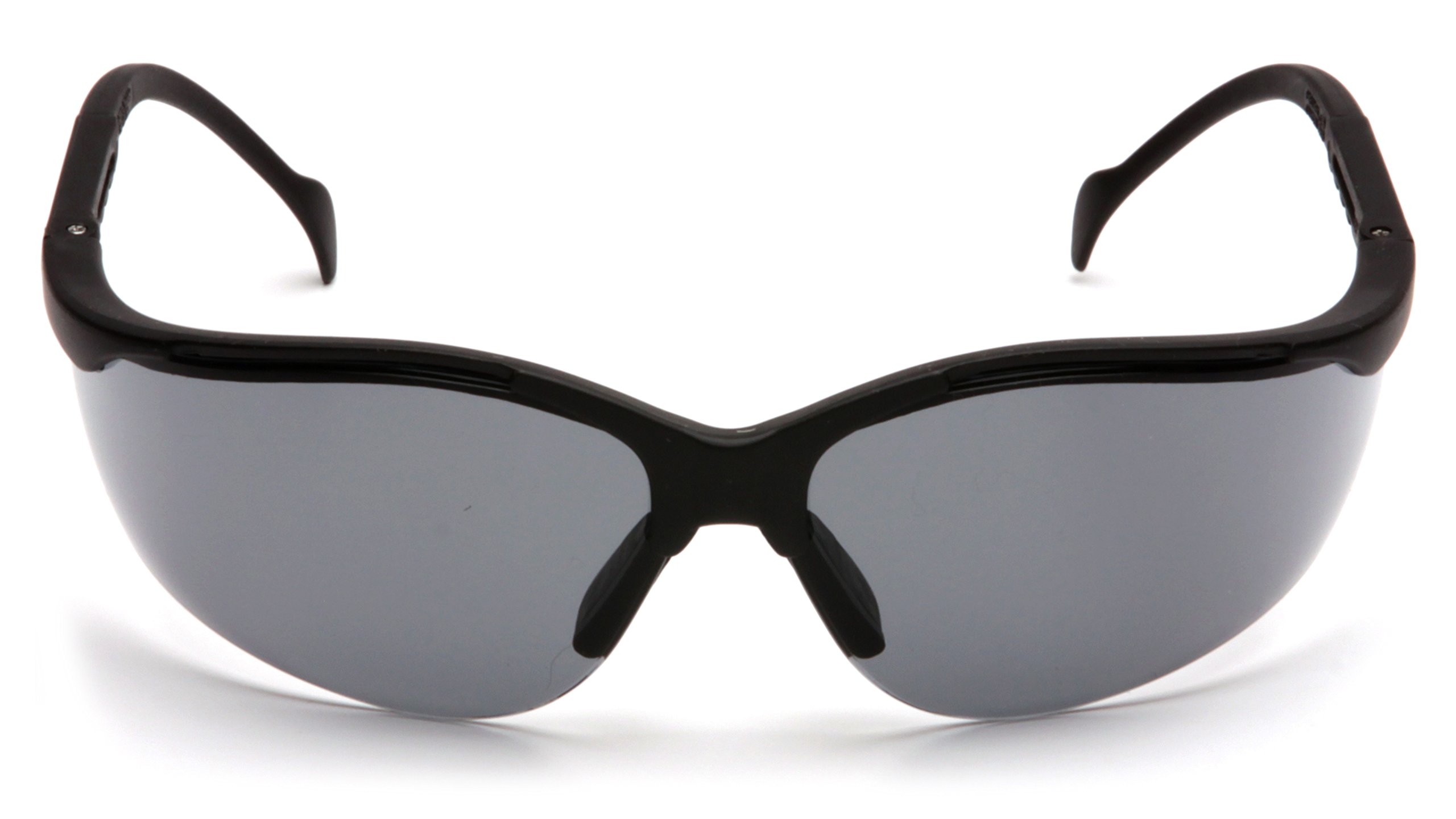 (12 par) Pyramex Venture Ii gafas marco negro/gris lente antivaho (sb1820st)