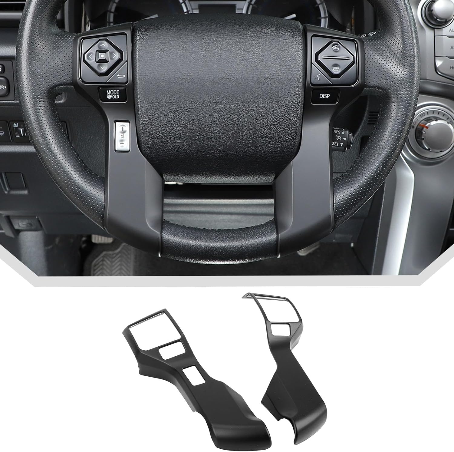 JeCar for 4Runner Steering Wheel Cover Trim Interior Accessories Compatible with