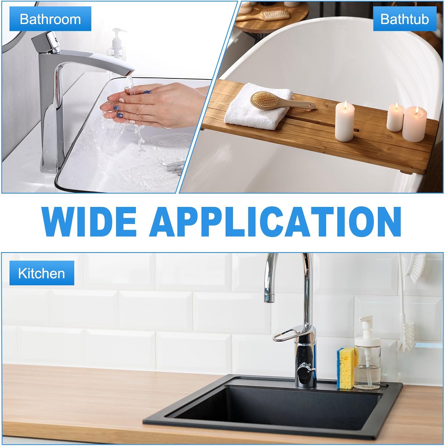 uxcell 2 Pcs Bathroom Sink Stopper Push Type Sink Drain Strainer with Stainless Steel Filter Basket Hair Catcher Fit for 1.1"-1.3" Dia 2.6" Depth Sink Drain Hole, Silver